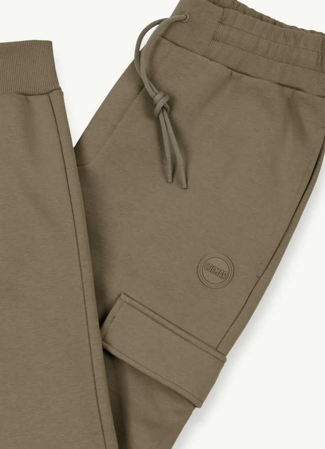 Tracksuit bottoms in cargo-style jersey - Image 6
