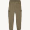Tracksuit bottoms in cargo-style jersey - Image 5