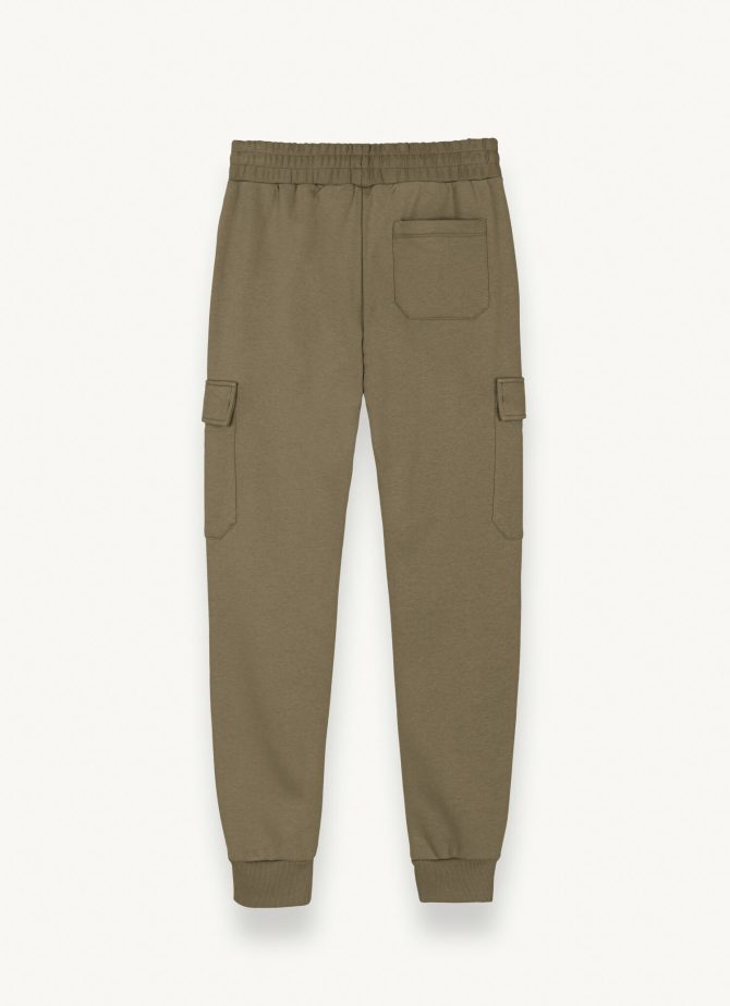 Tracksuit bottoms in cargo-style jersey - Image 5