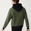 Cotton blend sweatshirt with hood - Image 2