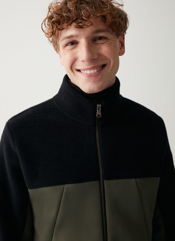Cotton-blend full-zip sweatshirt - Image 2