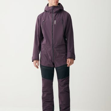 Unpadded shell snow suit