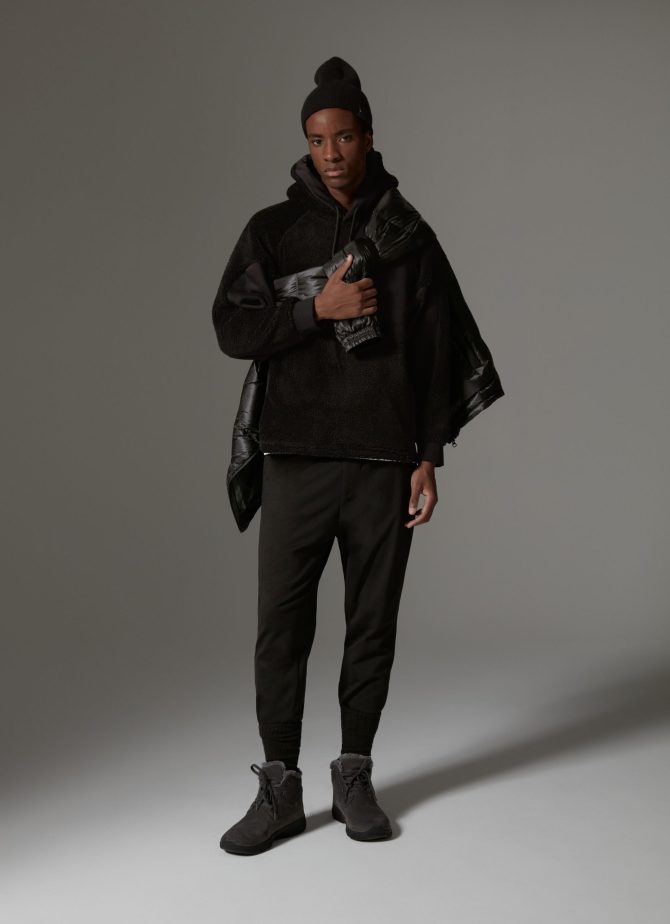 Hooded teddy fabric effect sweatshirt - Image 2
