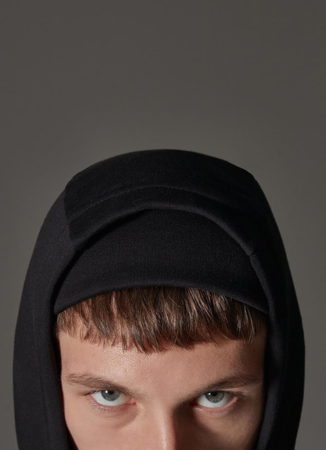 Hooded interlock sweatshirt