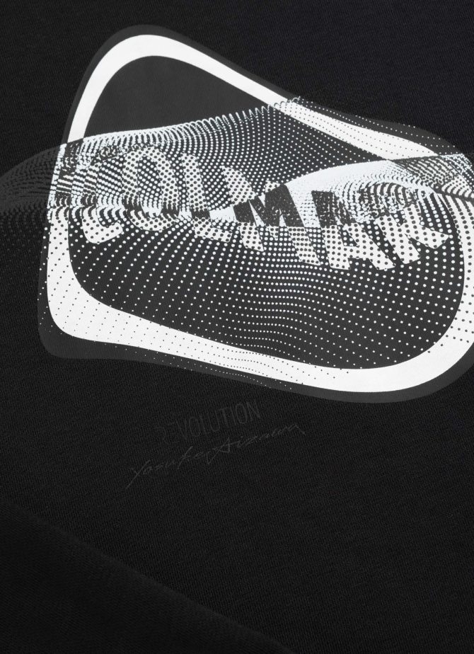 Crew-neck sweatshirt with uneven logo print - Image 6