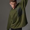 Cotton blend sweatshirt with maxi pocket - Image 2