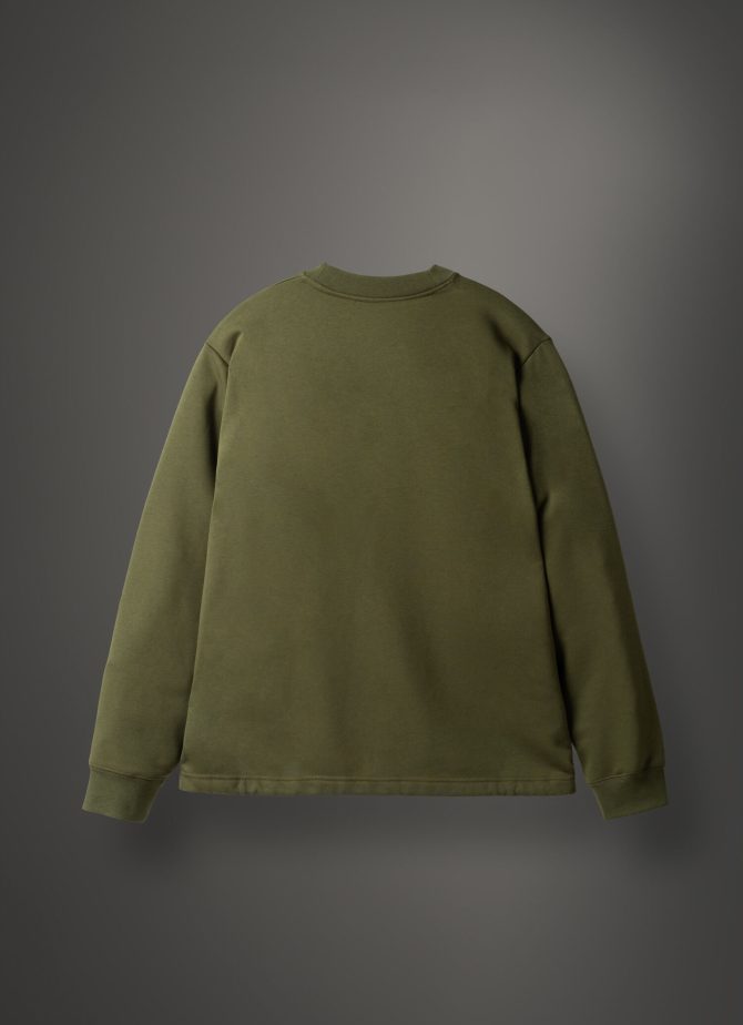 Cotton blend sweatshirt with maxi pocket - Image 5