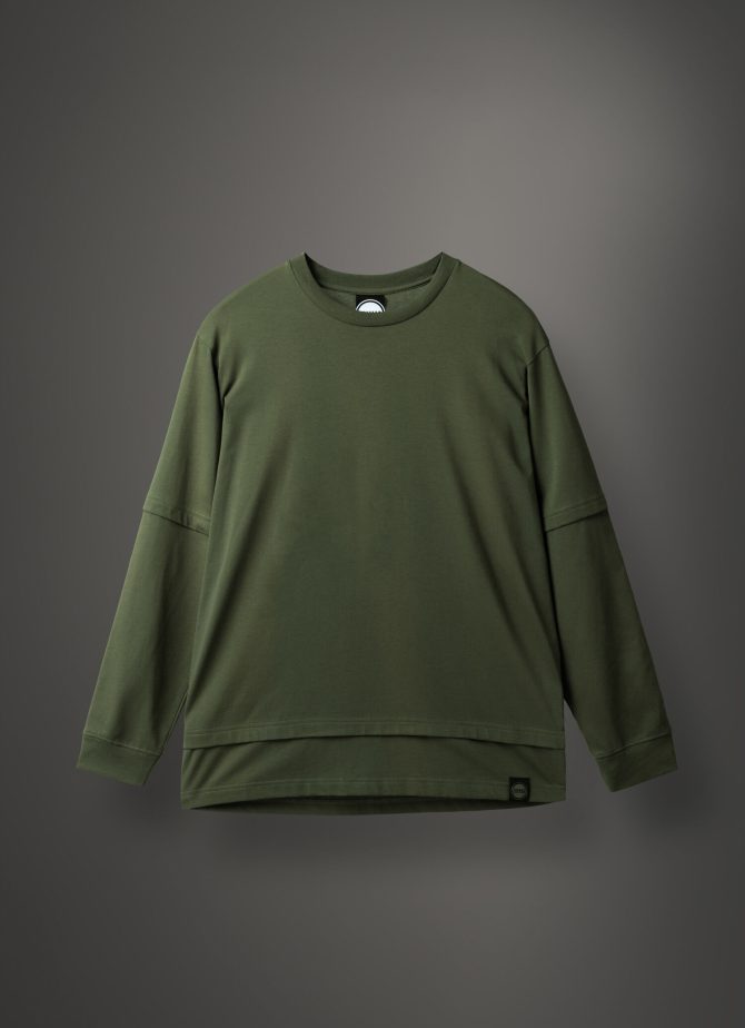 Men’s T-shirt with long sleeves in cotton jersey - Image 4