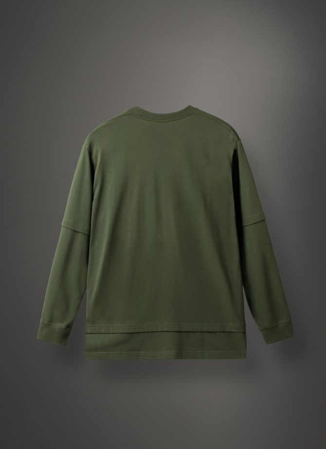 Men’s T-shirt with long sleeves in cotton jersey - Image 5