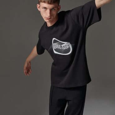 Men's T-shirt with short sleeves in cotton jersey