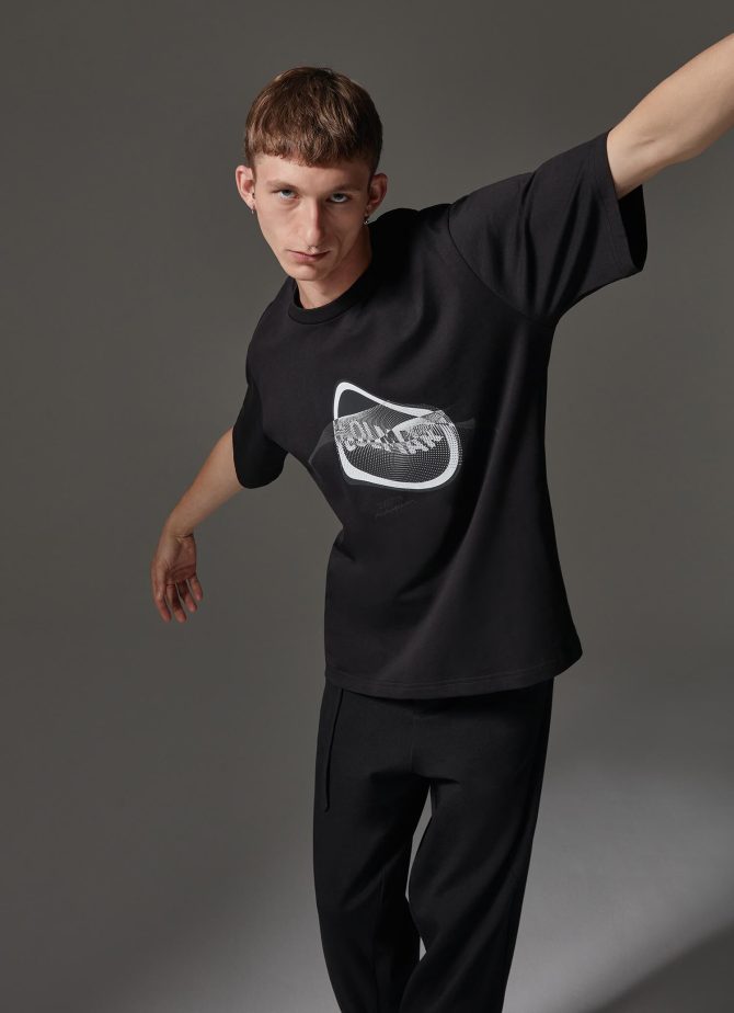 Men's T-shirt with short sleeves in cotton jersey