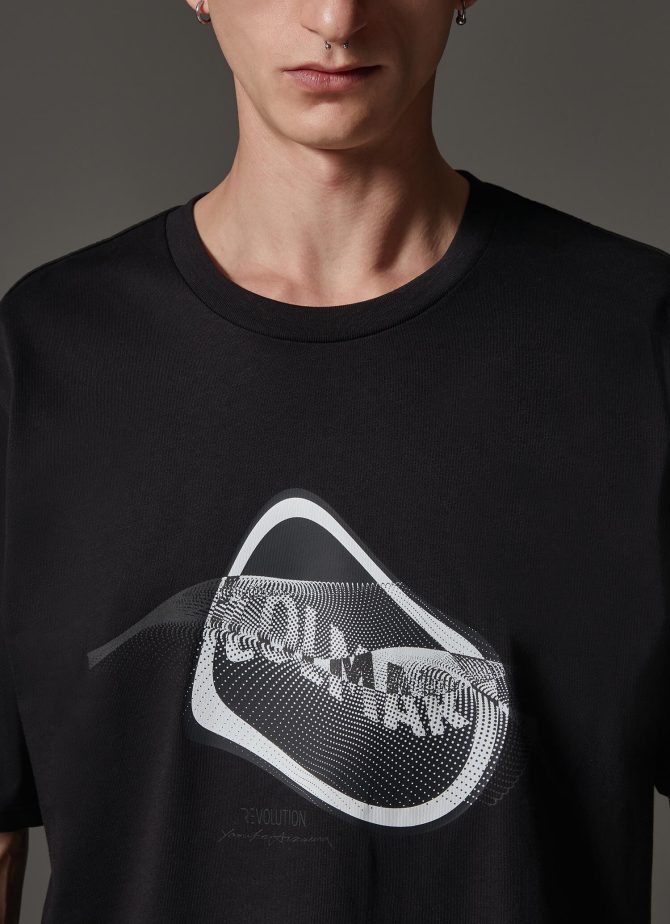 Men's T-shirt with short sleeves in cotton jersey - Image 2