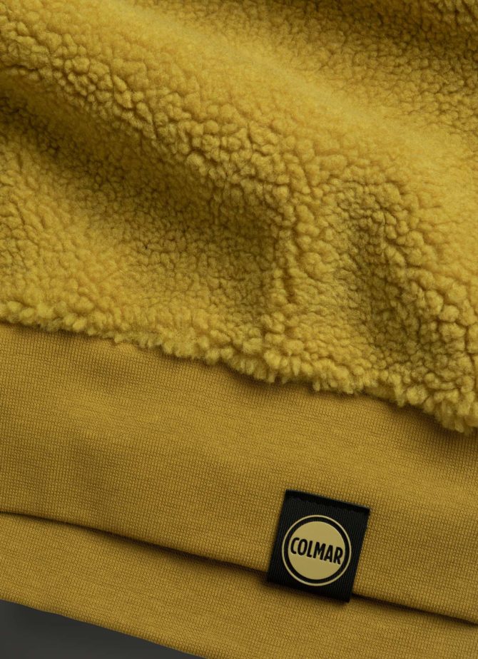 Short-sleeve teddy effect fabric sweatshirt - Image 6