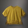 Short-sleeve teddy effect fabric sweatshirt - Image 4