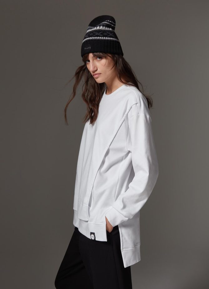 Soft interlock sweatshirt with hidden pocket - Image 3