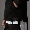 Long teddy fabric effect sweatshirt with hood - Image 2