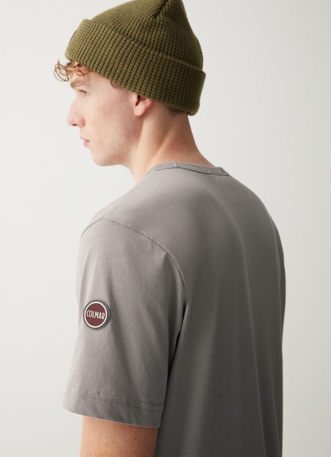 Men's T-shirt with short sleeves in cotton jersey - Image 2