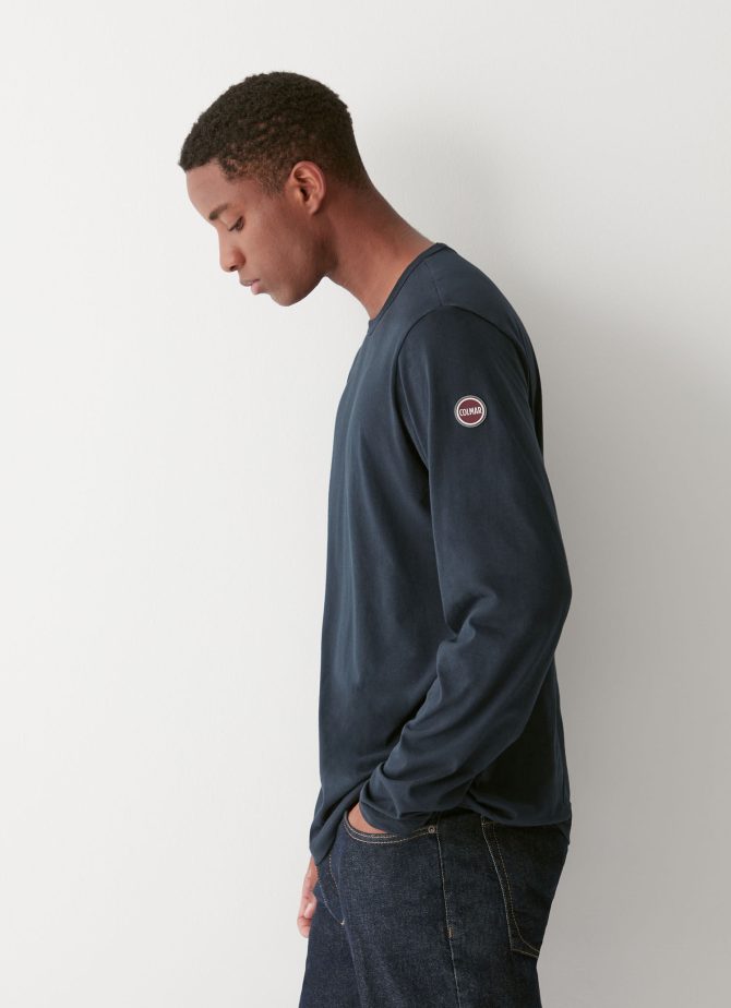 Men’s T-shirt with long sleeves in cotton jersey - Image 3