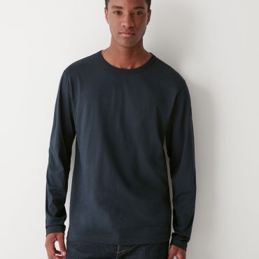 Men’s T-shirt with long sleeves in cotton jersey