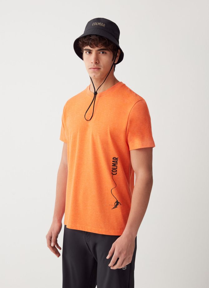 T-shirt with maxi-print on the back