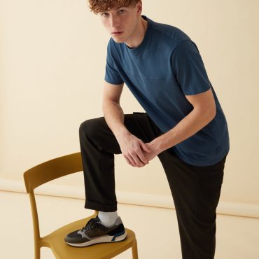 Men's T-shirt with short sleeves in cotton jersey