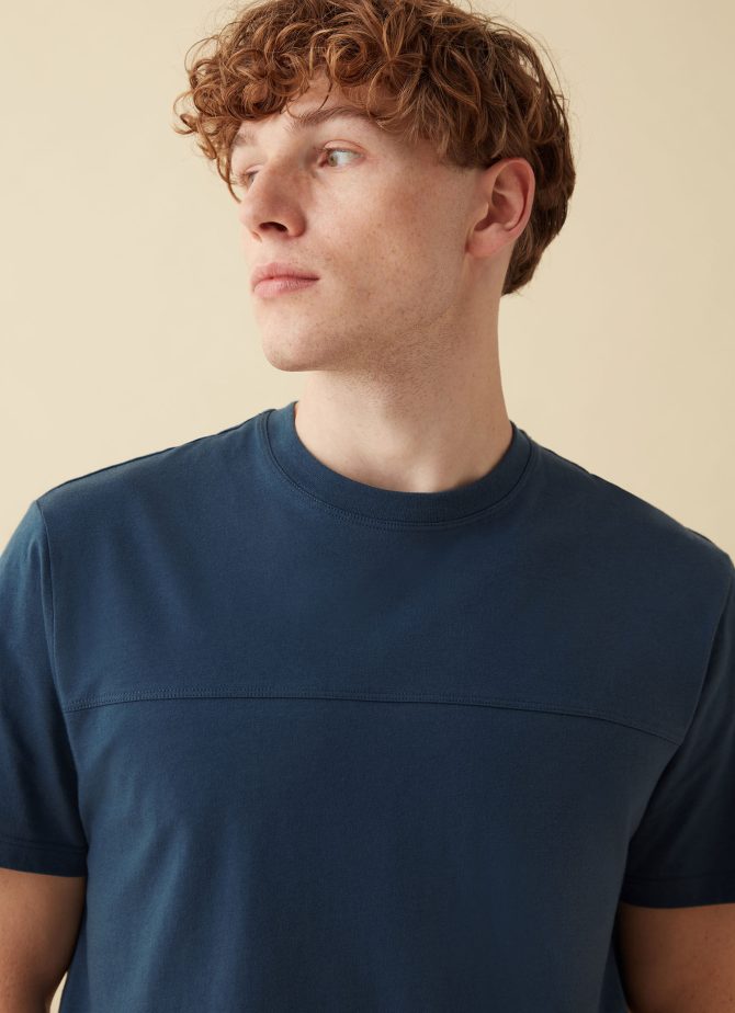 Men's T-shirt with short sleeves in cotton jersey - Image 2