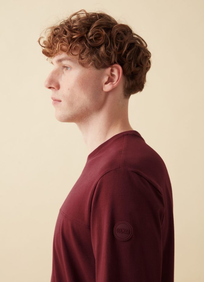 Men’s T-shirt with long sleeves in cotton jersey - Image 2