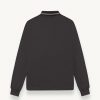 Long-sleeved polo shirt in stretch piqué - Image 5