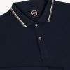 Long-sleeved polo shirt in stretch piqué - Image 6