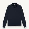 Long-sleeved polo shirt in stretch piqué - Image 4