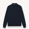 Long-sleeved polo shirt in stretch piqué - Image 5