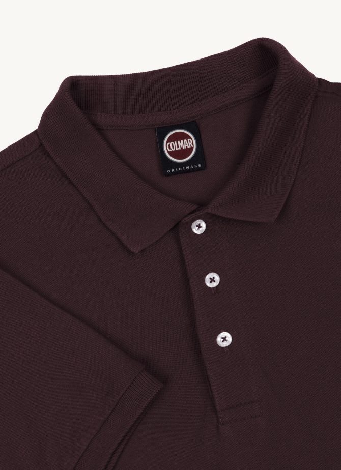 Stretch piqué cotton polo shirt - Image 6