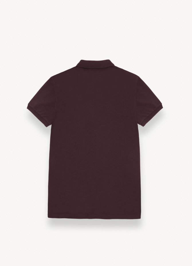 Stretch piqué cotton polo shirt - Image 5