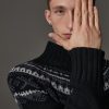 Jacquard polo-neck sweater - Image 2