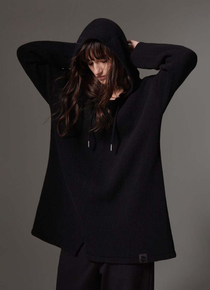 Hooded maxi-sweater - Image 2