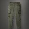 Interlock trousers with maxi pockets - Image 4