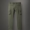 Interlock trousers with maxi pockets - Image 5