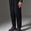 Stretch interlock trousers with drawstring - Image 2