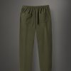 Stretch interlock trousers with drawstring - Image 5