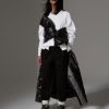 Stretch interlock trousers with drawstring - Image 3