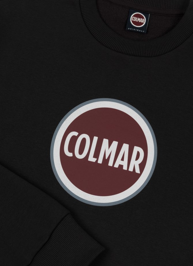 Crew-neck sweatshirt with printed maxi logo - Image 6