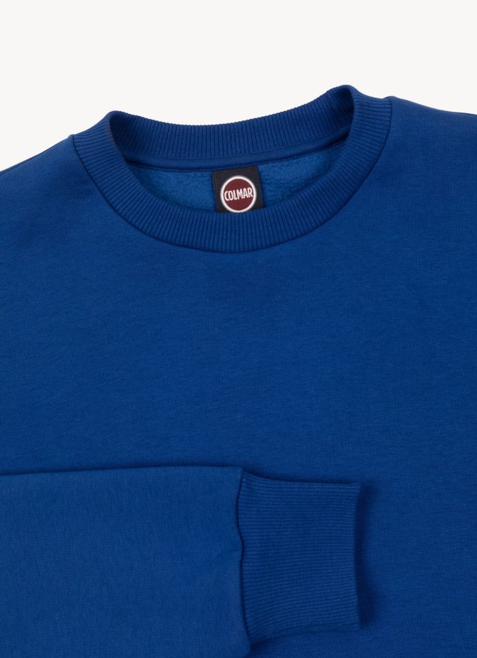 Solid colour crew-neck sweatshirt - Image 6