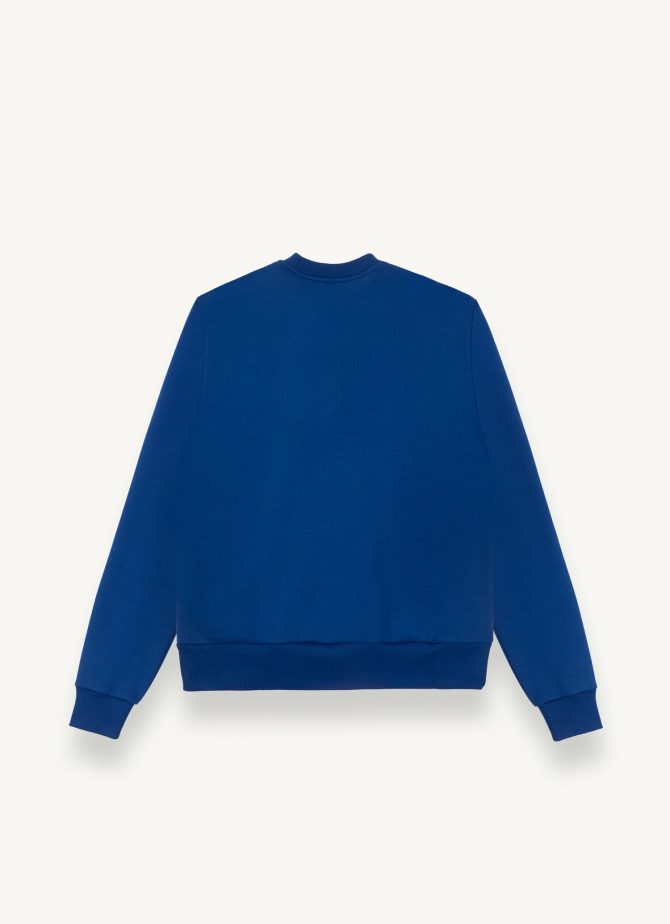 Solid colour crew-neck sweatshirt - Image 5