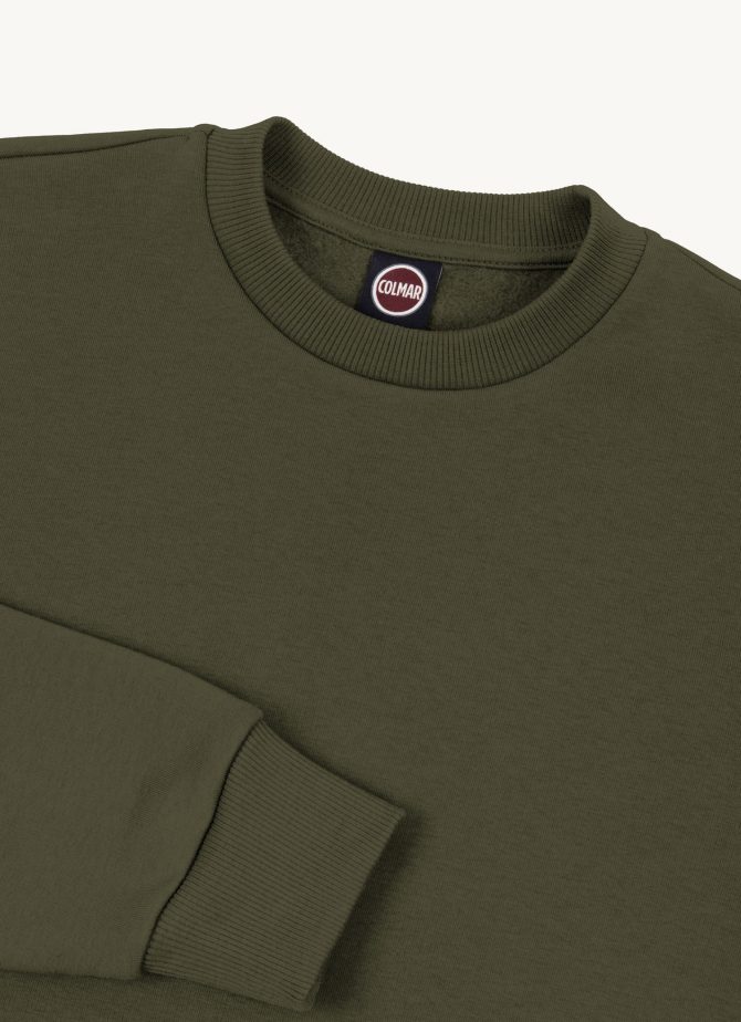 Solid colour crew-neck sweatshirt - Image 6