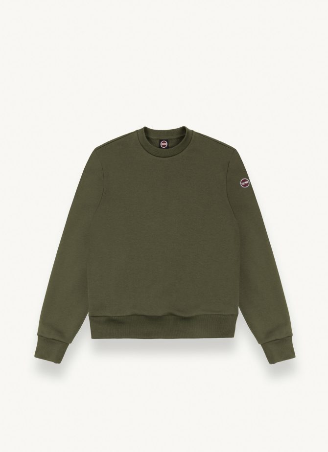 Solid colour crew-neck sweatshirt - Image 4