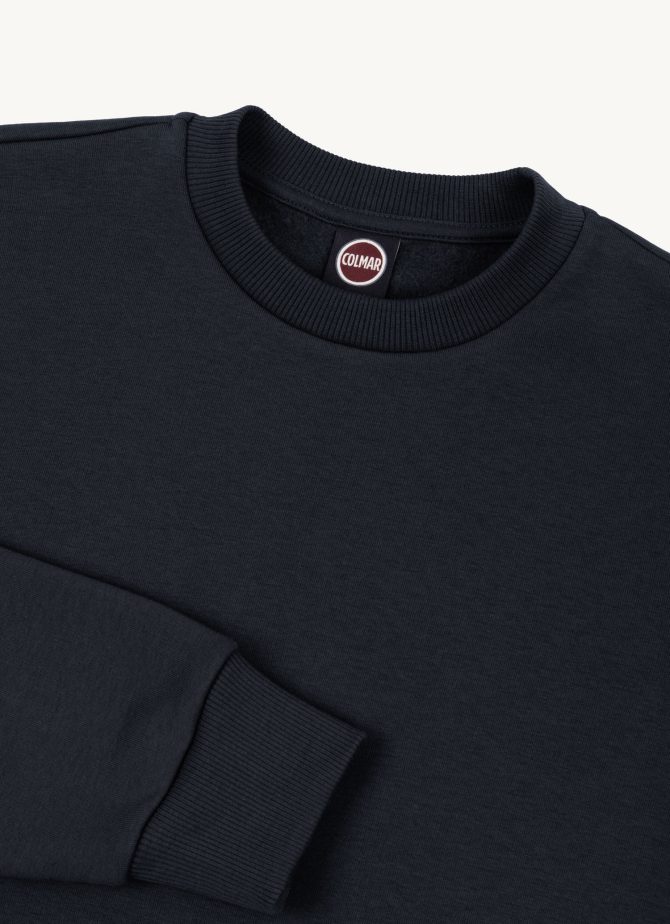 Solid colour crew-neck sweatshirt - Image 6