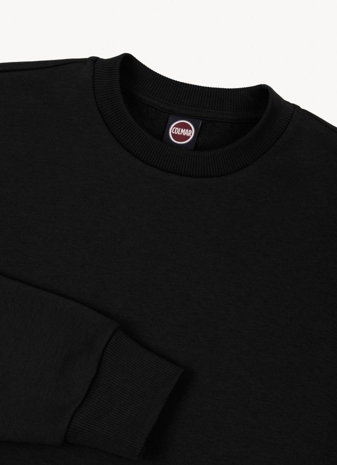 Solid colour crew-neck sweatshirt - Image 6