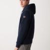 Solid colour hooded sweatshirt