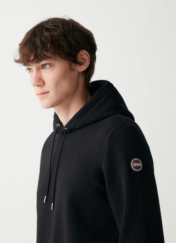 Solid colour hooded sweatshirt - Image 3