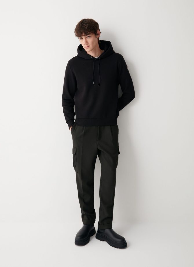 Solid colour hooded sweatshirt - Image 2